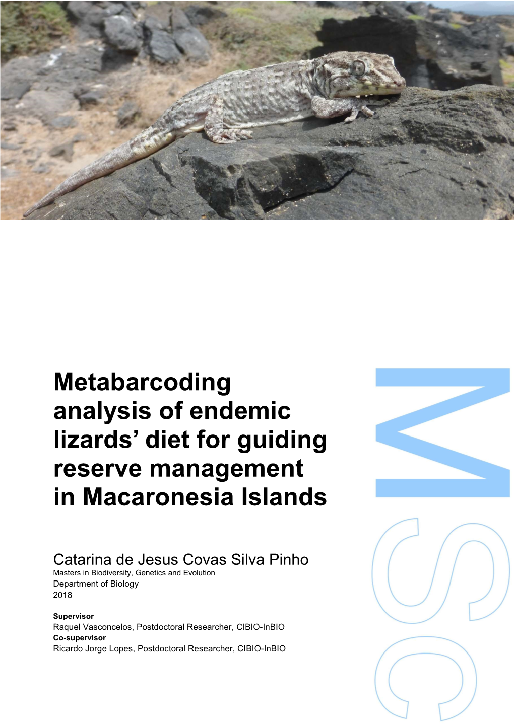 Master by Mrs Catarina De Jesus Covas Silva Pinho Metabarcoding