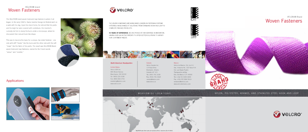 VELCRO® Brand Woven Fasteners