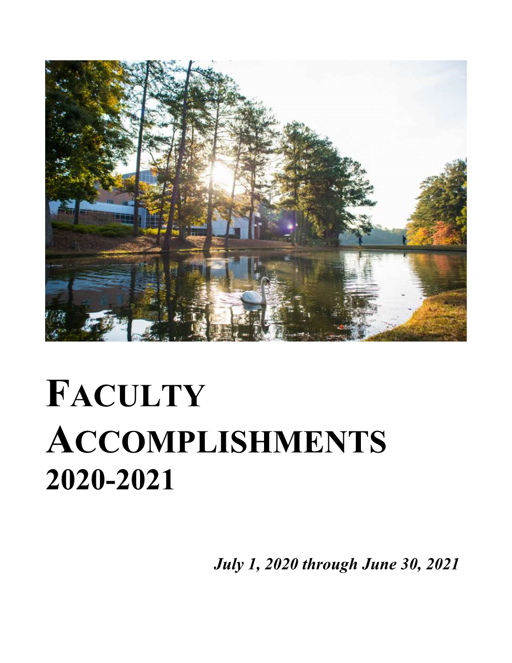 Faculty Accomplishments 2020-2021