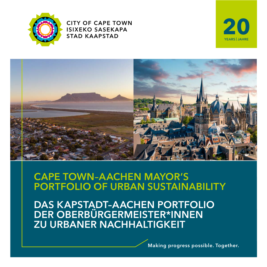 Cape Town–Aachen Mayor's Portfolio of Urban Sustainability