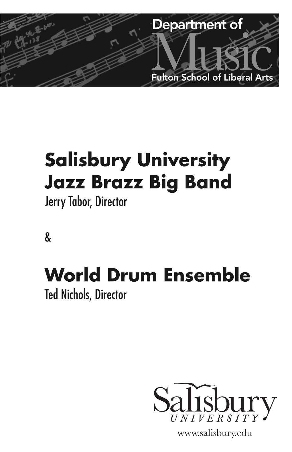 Jazz Brazz Program Fall 2011