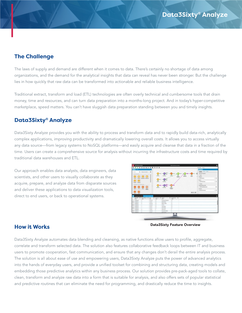 Data3sixty® Analyze