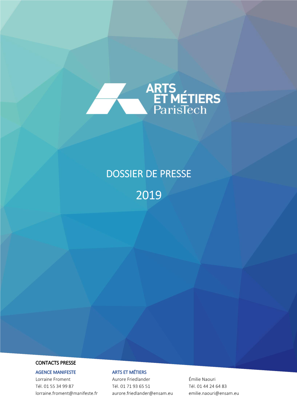 Dossier De Presse 2019