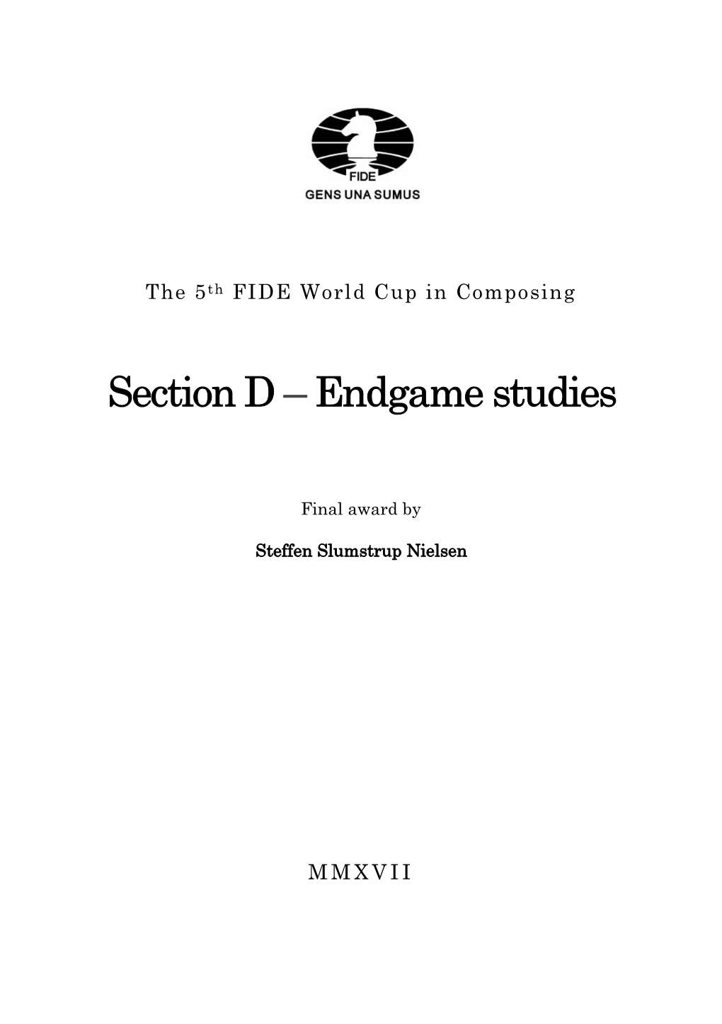 Endgame Studies