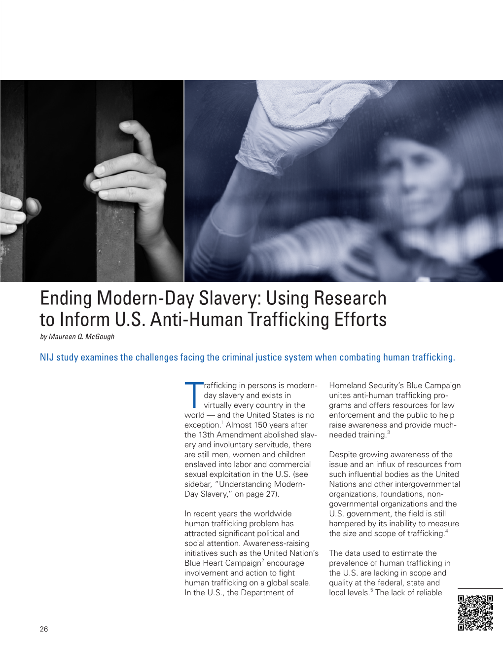 Human Trafficking Efforts by Maureen Q