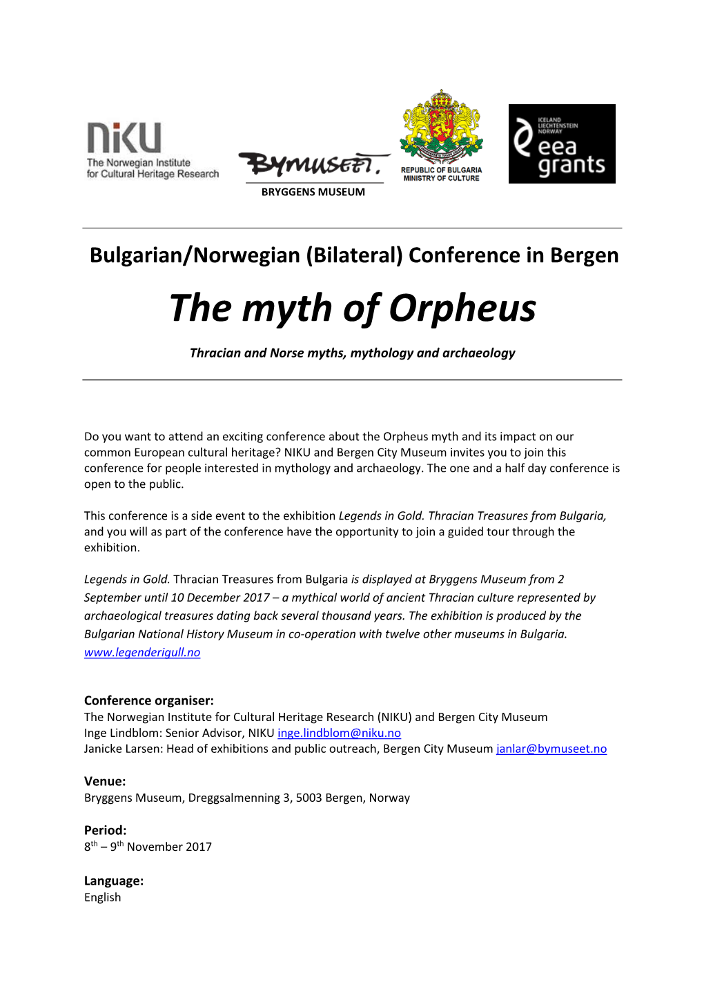 The Myth of Orpheus