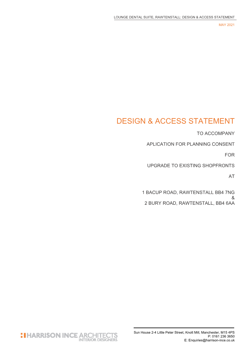 Design & Access Statement