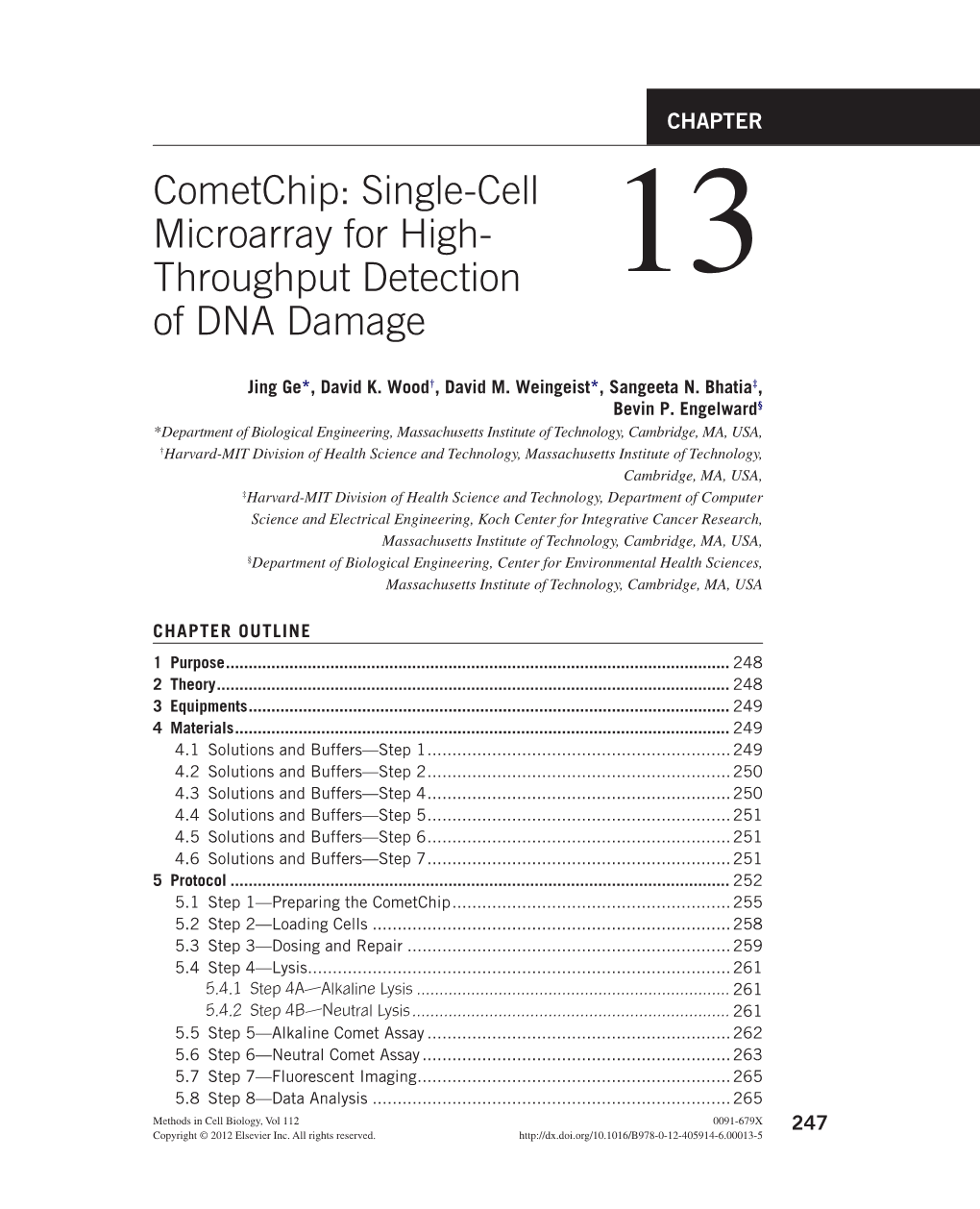 Laboratory Methods in Cell Biology