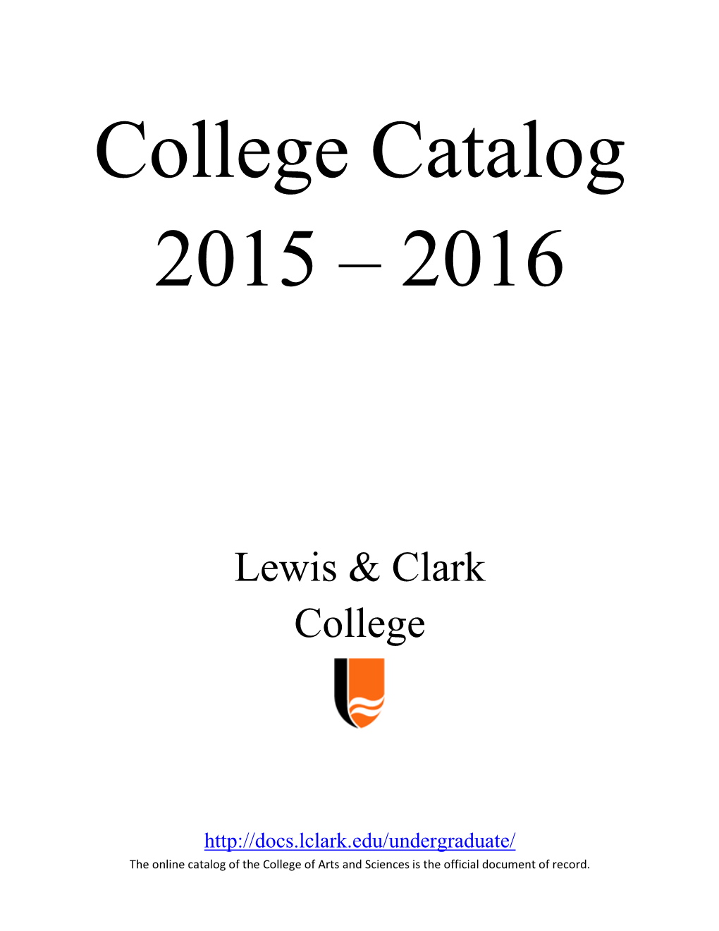 Lewis & Clark Catalog