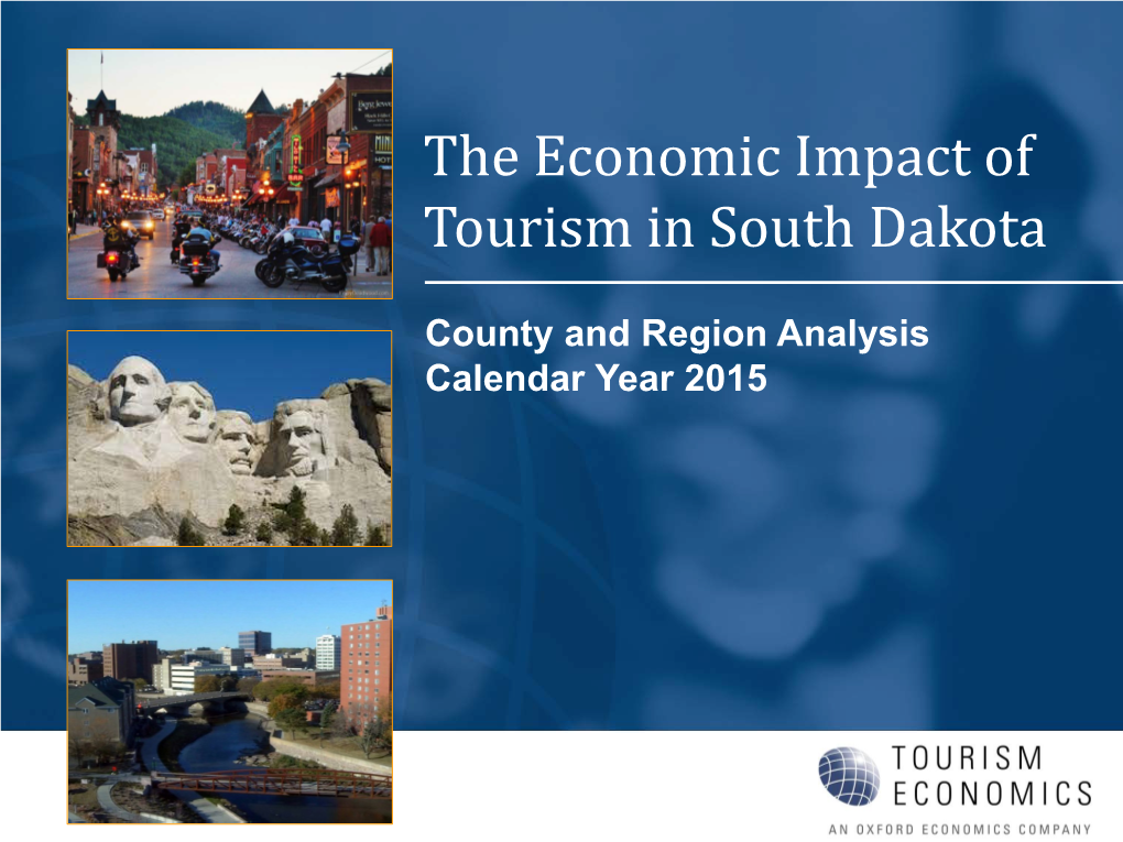 The Economic Impact of Tourism in South Dakota