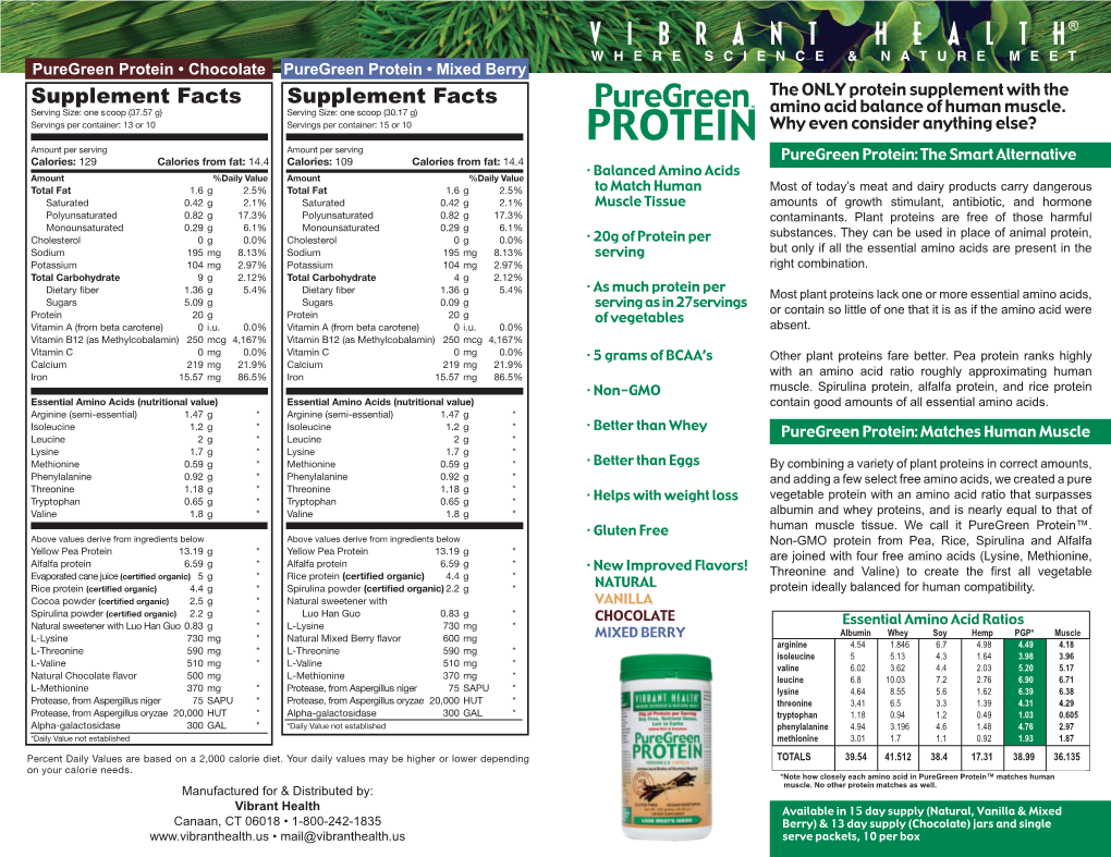 Supplement Facts Supplement Facts Serving Size: One Scoop (37.57 G) Serving Size: One Scoop (30.17 G) Amino Acid Balance of Human Muscle