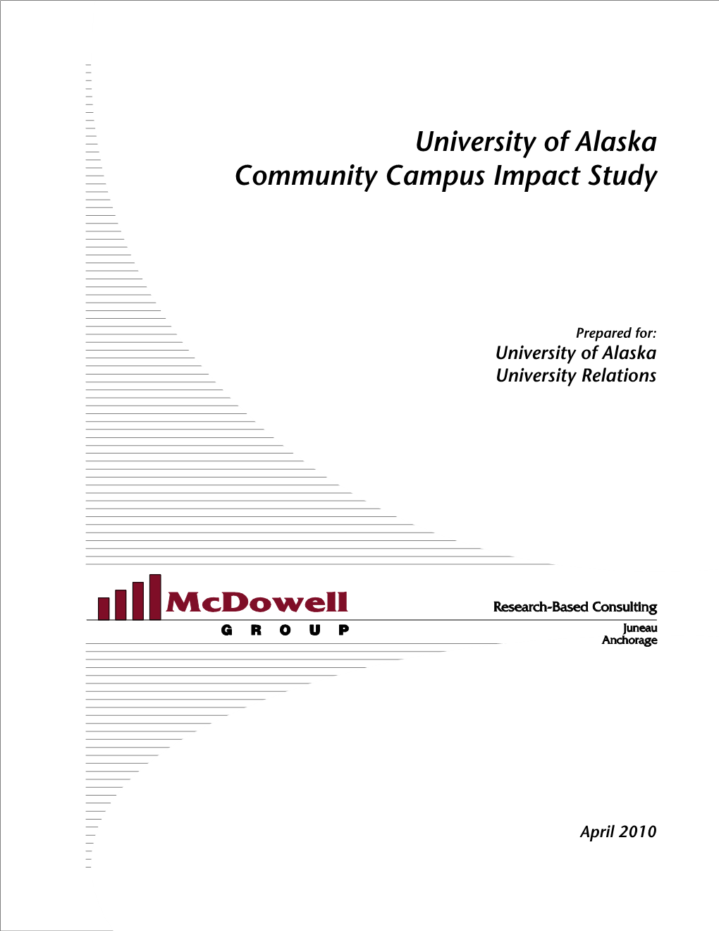 University of Alaska Community Campus Impact Study