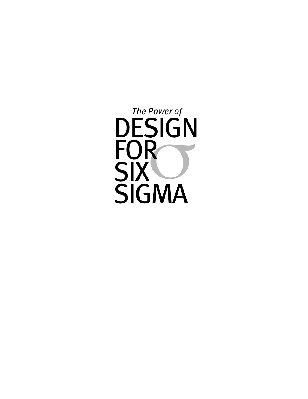 079316060X__The Power of Design for Six Sigma.Pdf