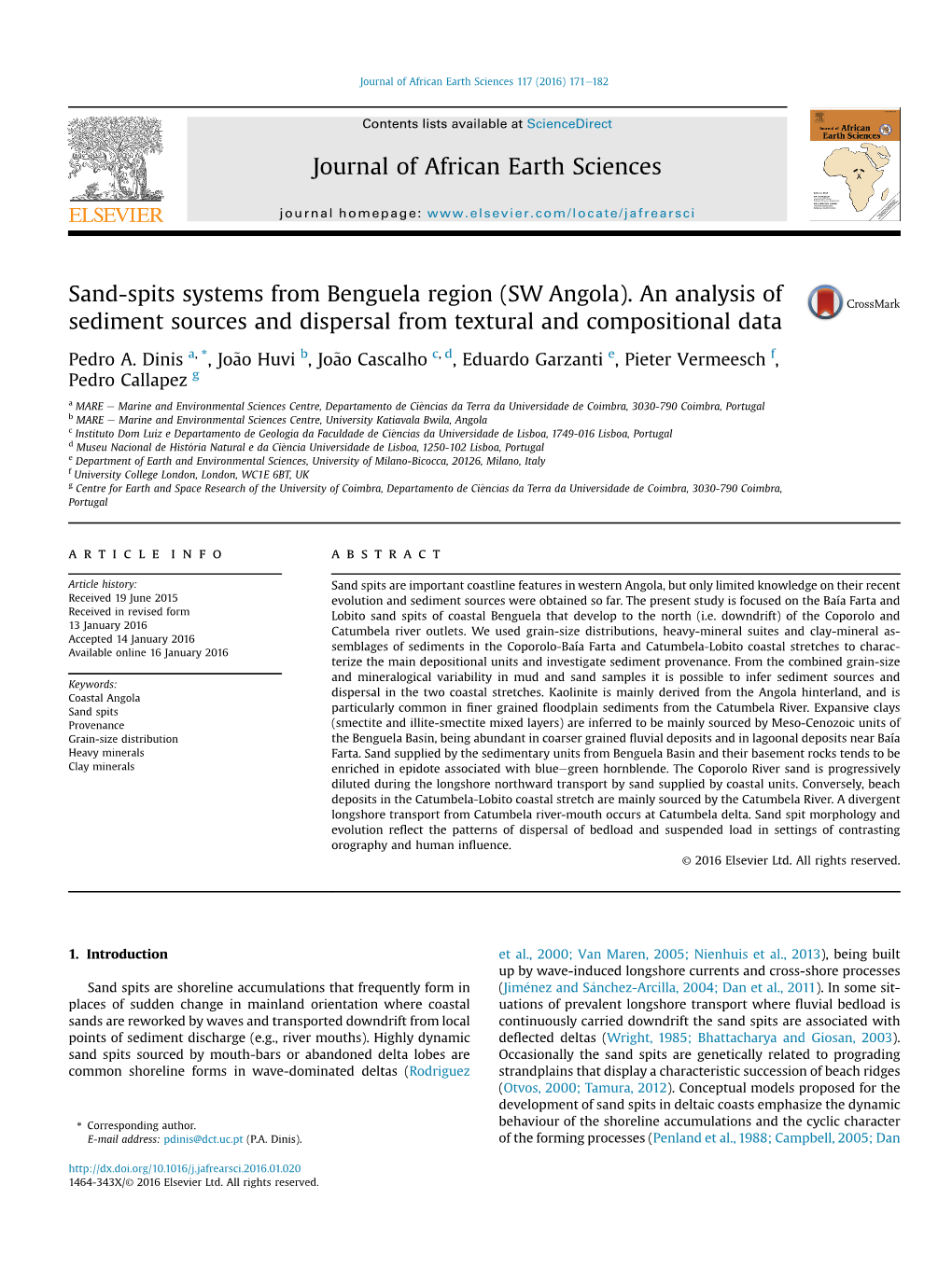 Sand-Spits Systems from Benguela Region (SW Angola)