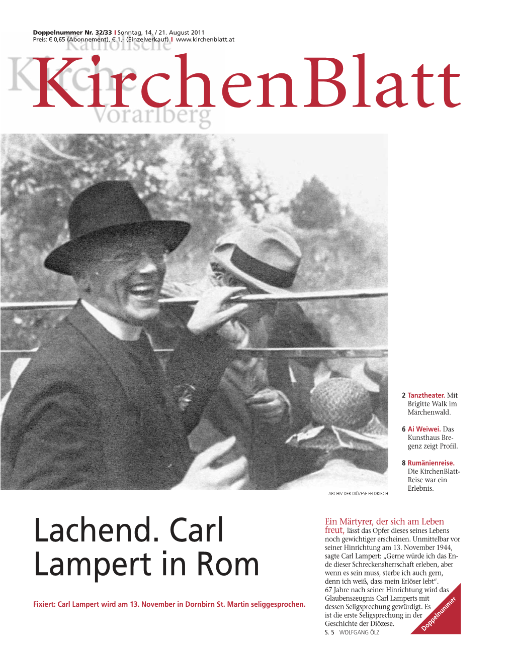 Lachend. Carl Lampert In