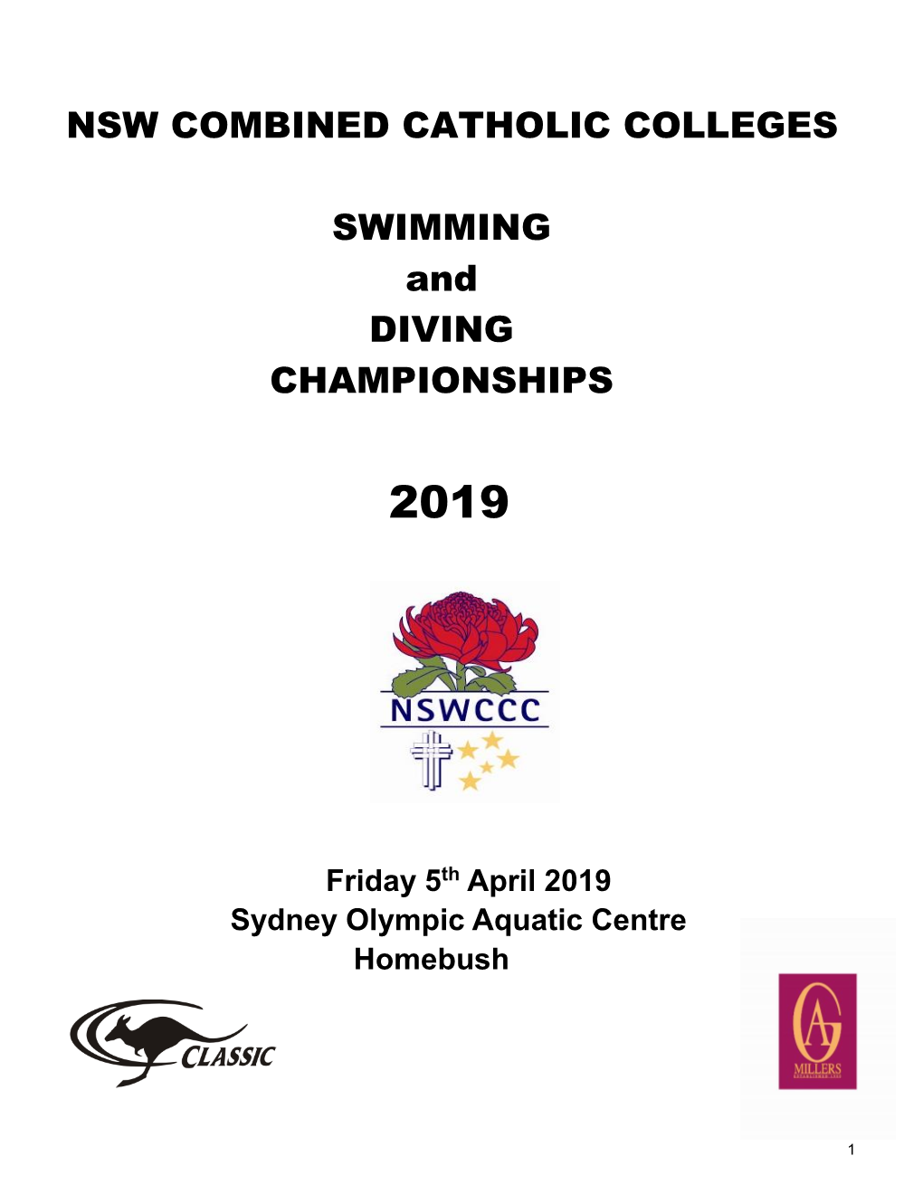 NSW Combined Catholic Colleges Swimming and Diving Championships