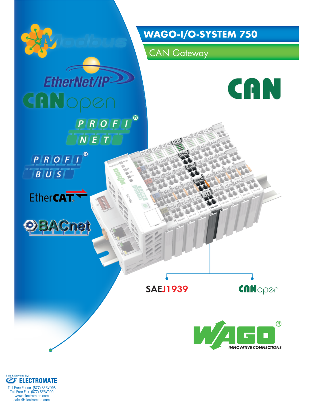 WAGO-I/O-SYSTEM 750 CAN Gateway