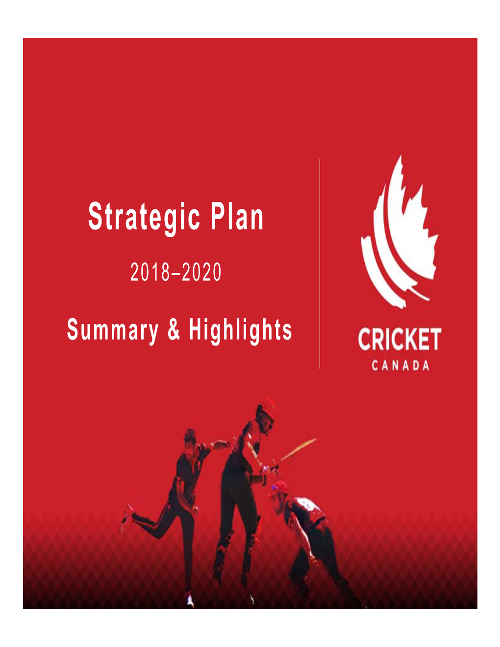 Strategic Plan 2018–2020