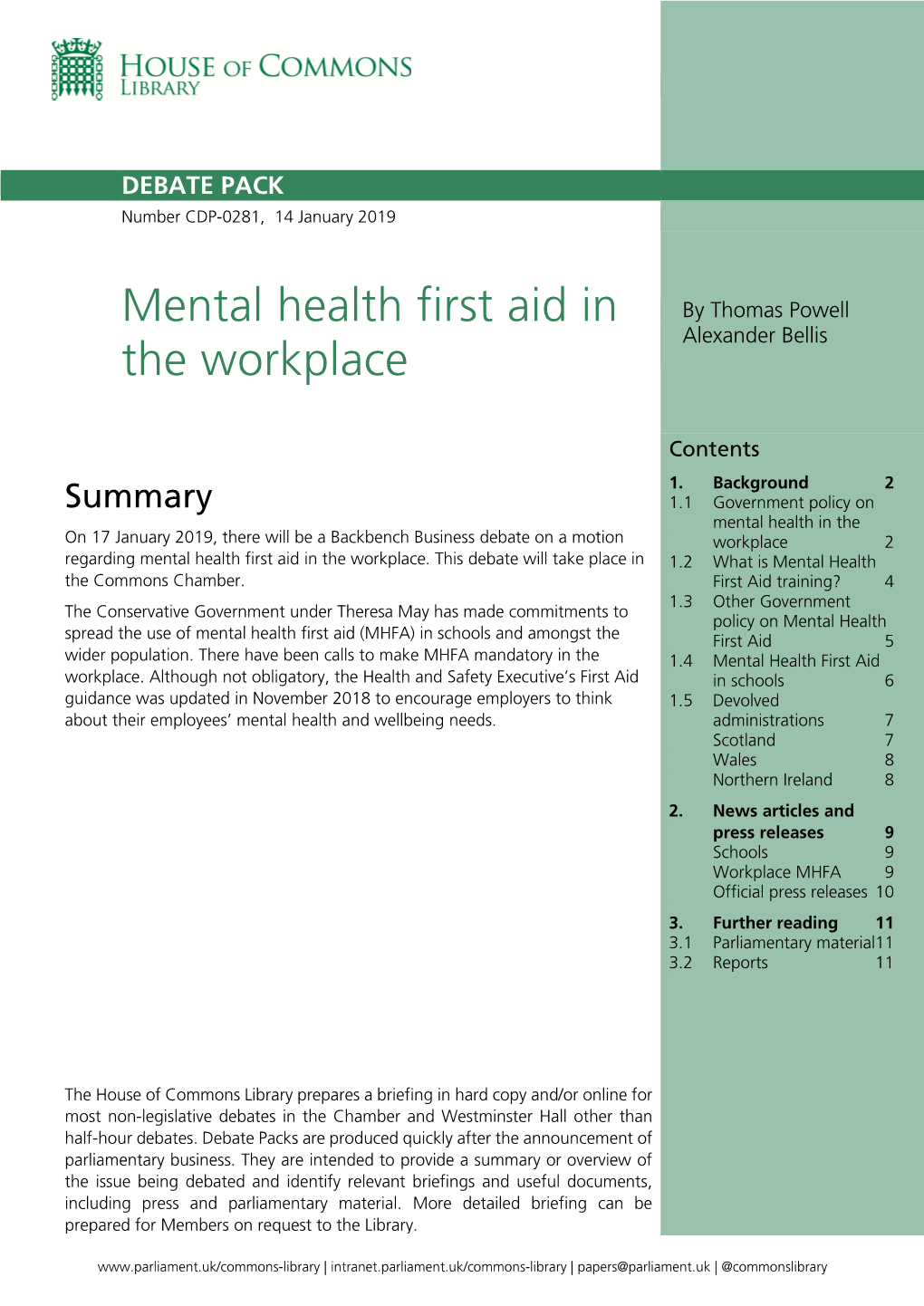 Mental Health First Aid in the Workplace