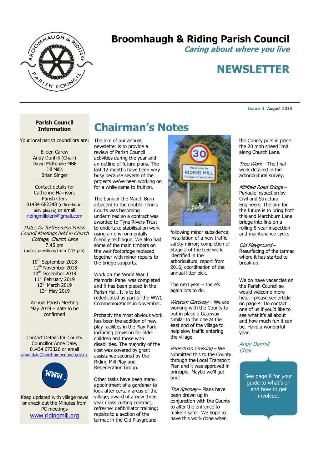 Newsletter Issue 4