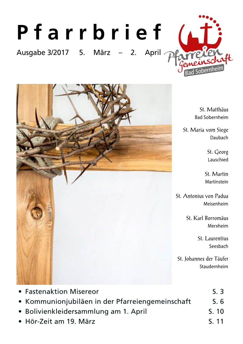 Pfarrbrief Ausgabe 3/2017 5