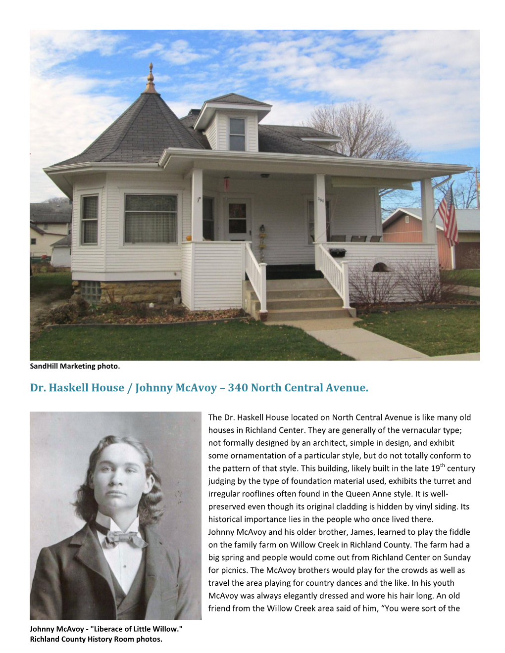 Dr. Haskell House / Johnny Mcavoy – 340 North Central Avenue