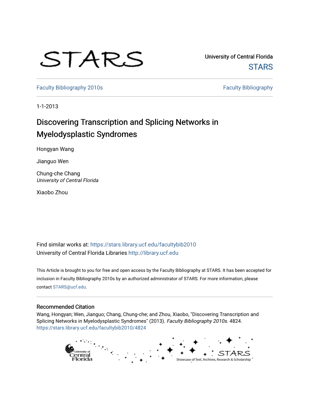 Discovering Transcription and Splicing Networks in Myelodysplastic Syndromes