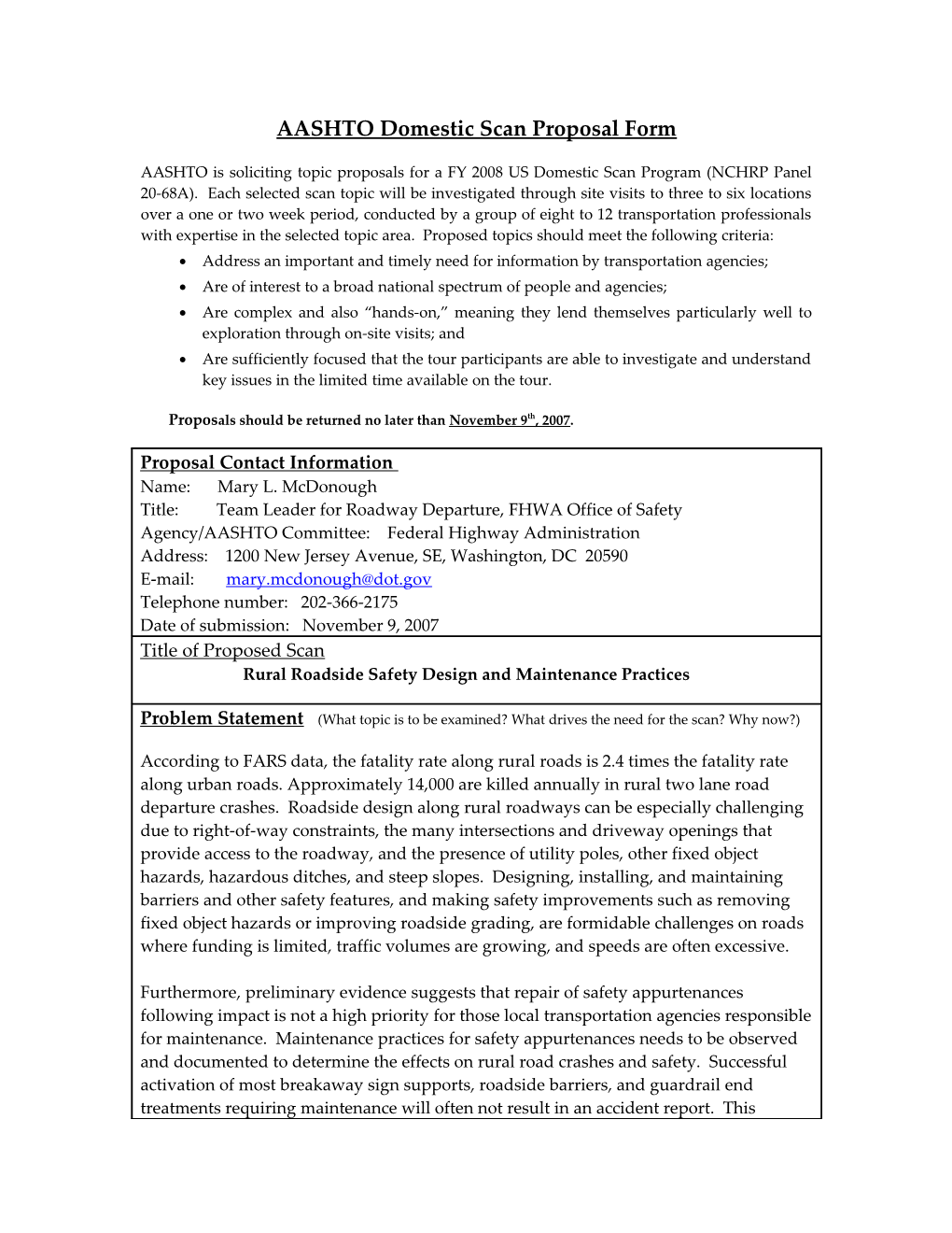 AASHTO Domestic Scan Proposal Form s5