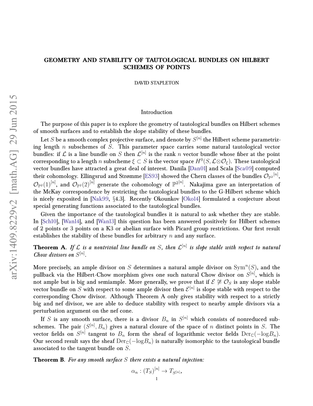 Geometry and Stability of Tautological Bundles on Hilbert Schemes of Points