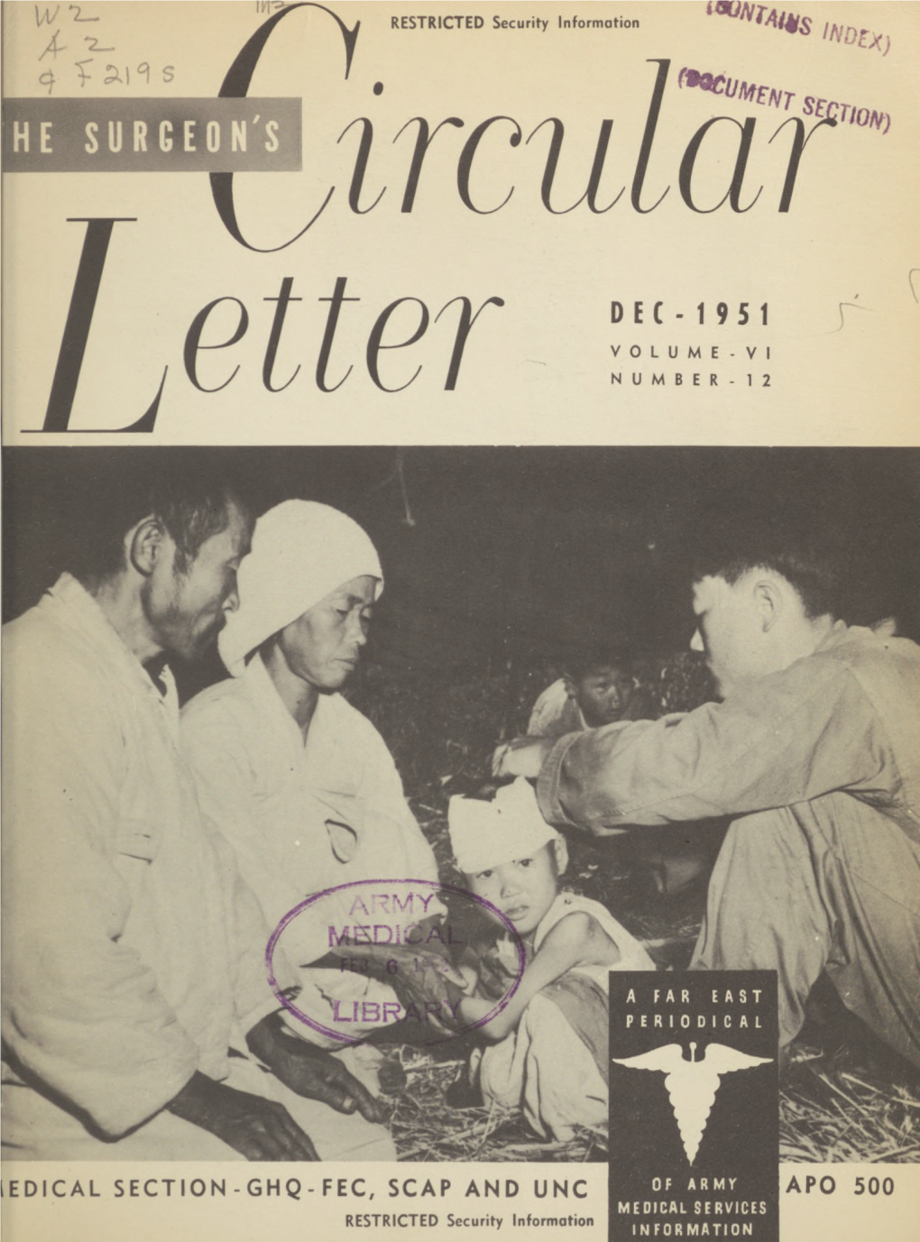 Surgeon's Circular Letter