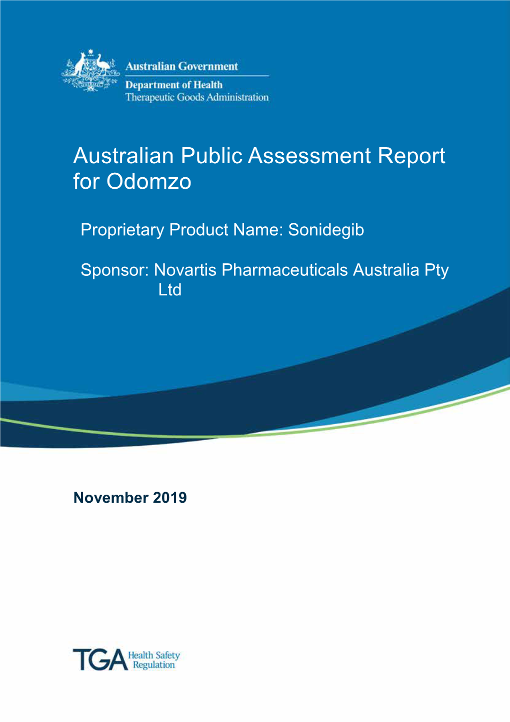 Australian Public Assessment Report for Odomzo