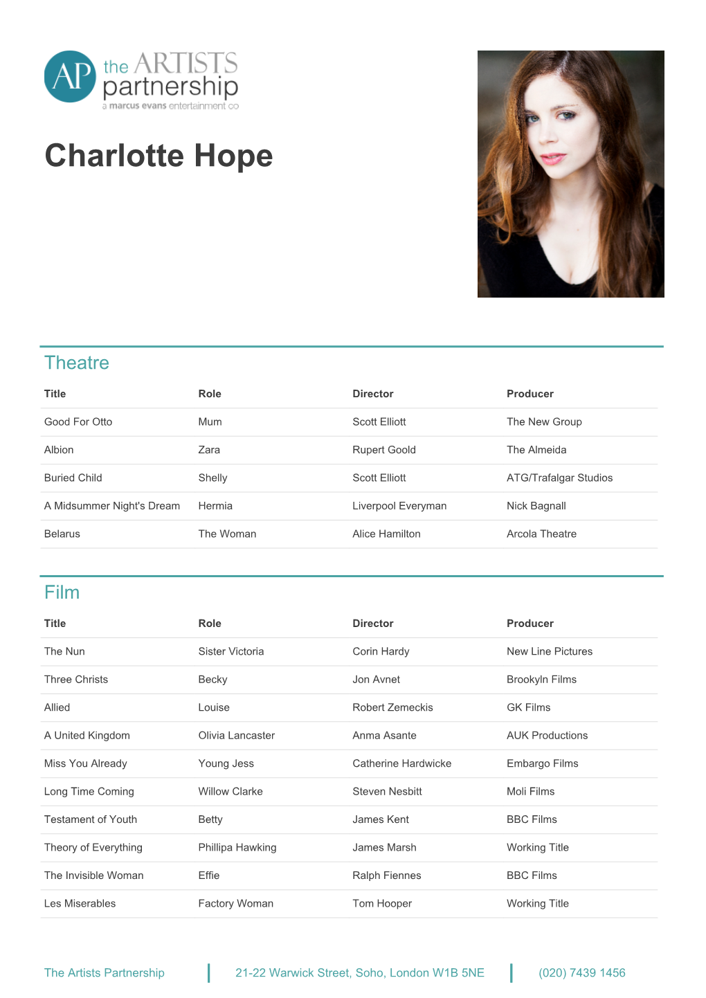 Charlotte Hope