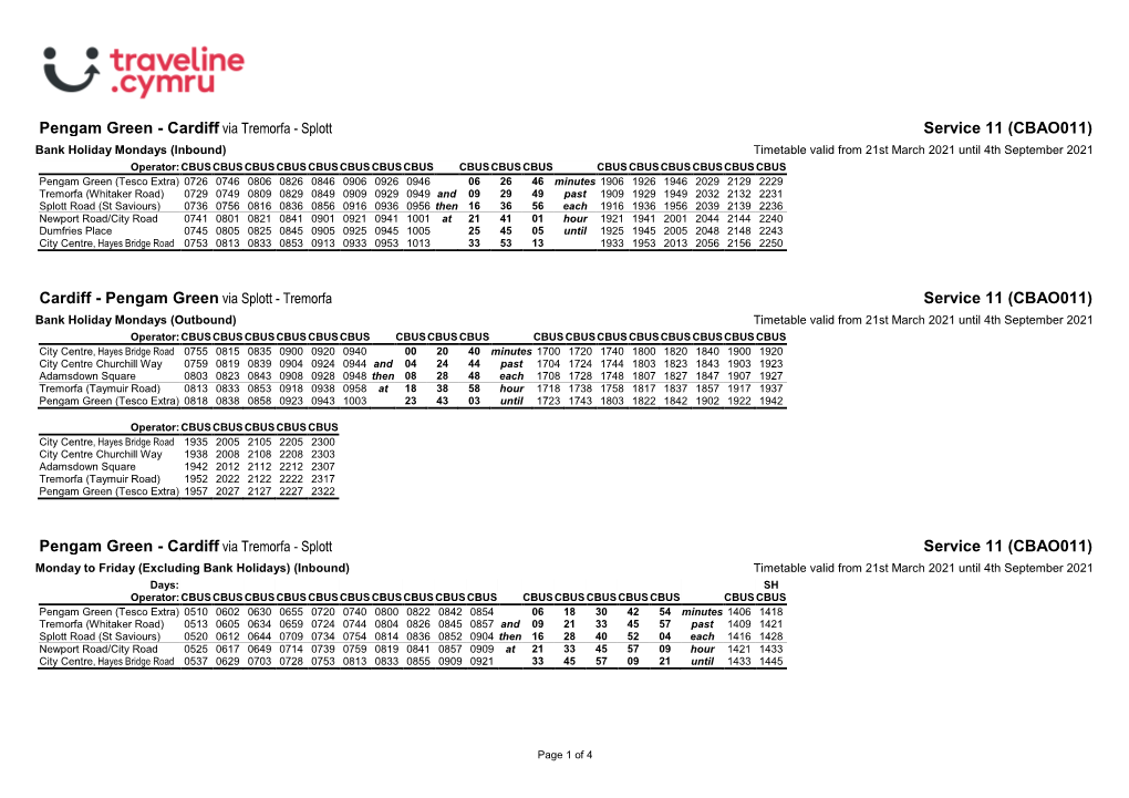 Timetable 011CBA8