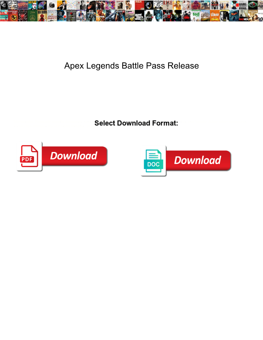 Apex Legends Battle Pass Release