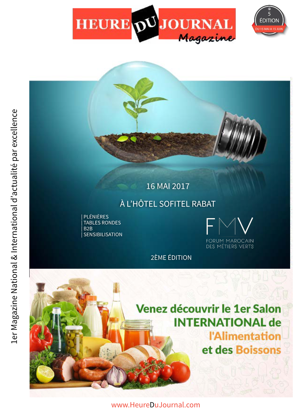 16 MAI 2017 À L'hôtel SOFITEL RABAT 1Er Magazine National