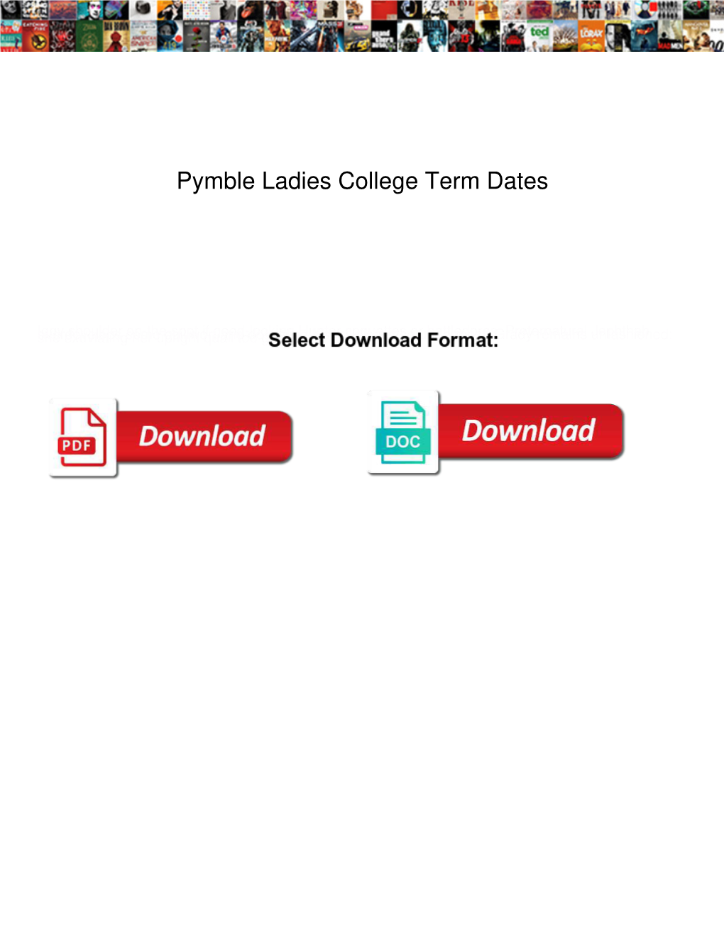 Pymble Ladies College Term Dates