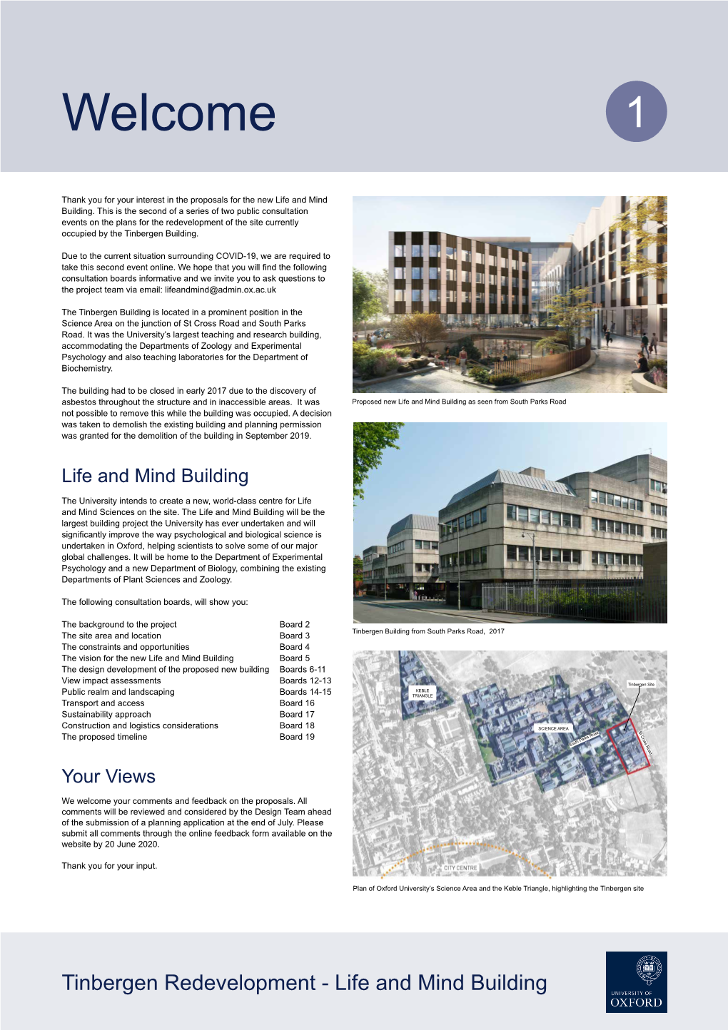 Tinbergen Redevelopment - Life and Mind Building Project Background 2