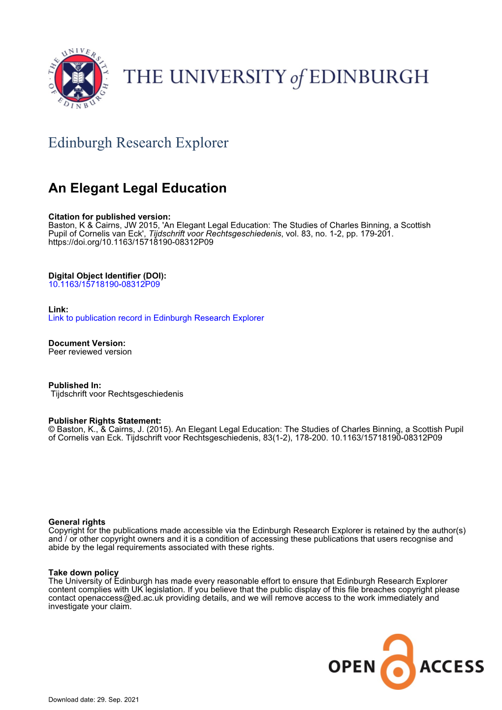 Edinburgh Research Explorer