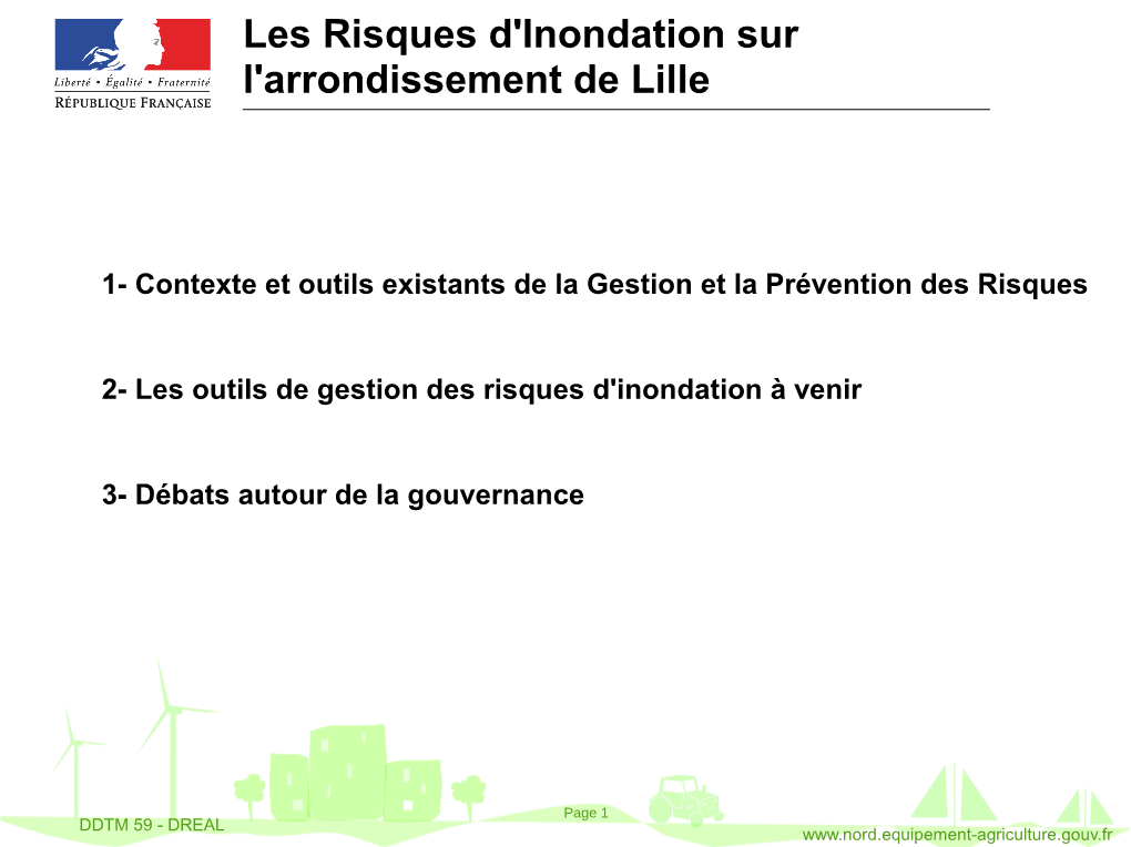 Les Risques D'inondation Sur L'arrondissement De Lille