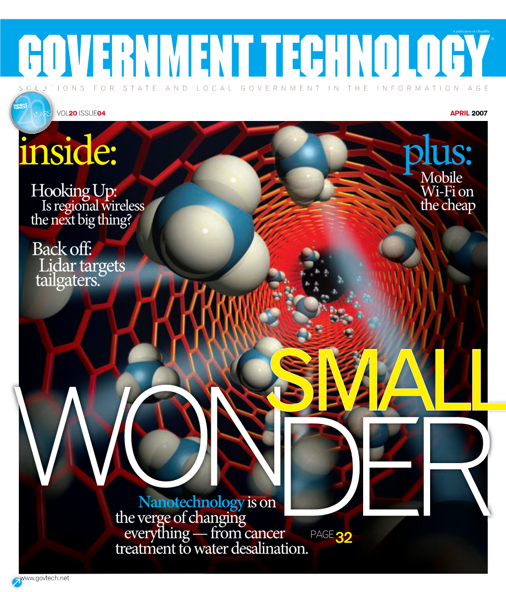 Government Technology Magazine April 2007
