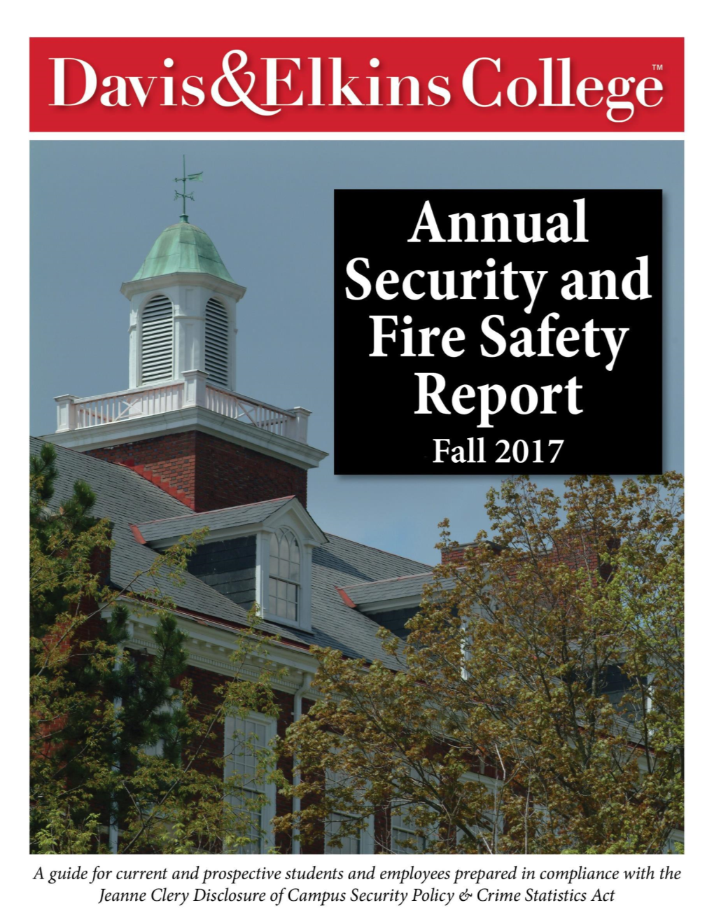 Annual Security and Fire Safety Report