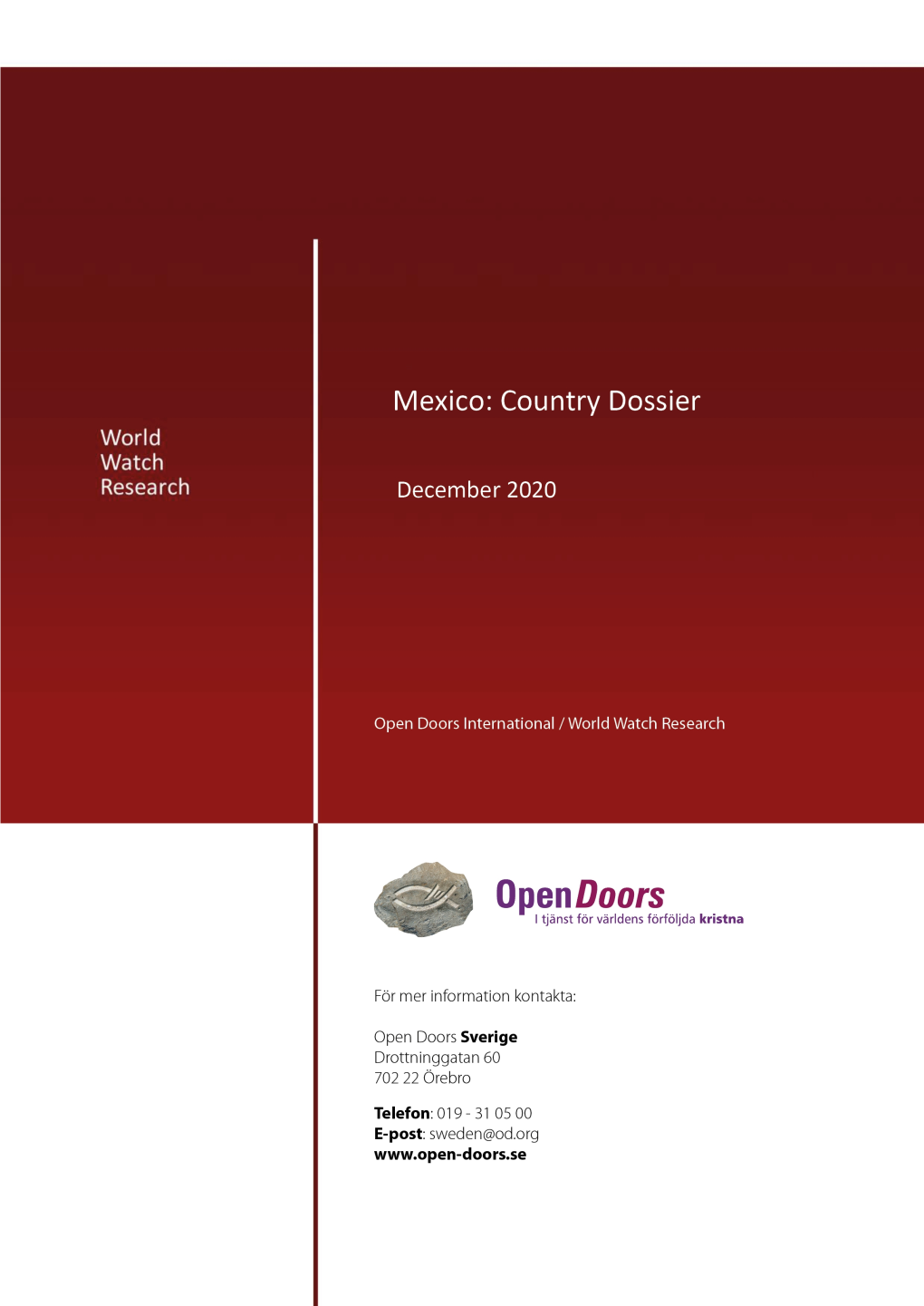 Country Dossier Mexico 2021