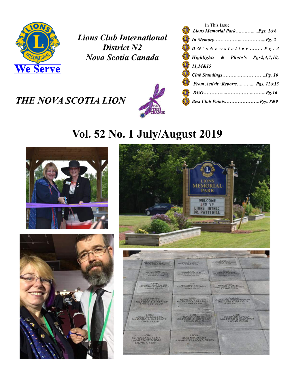 Vol. 52 No. 1 July/August 2019 