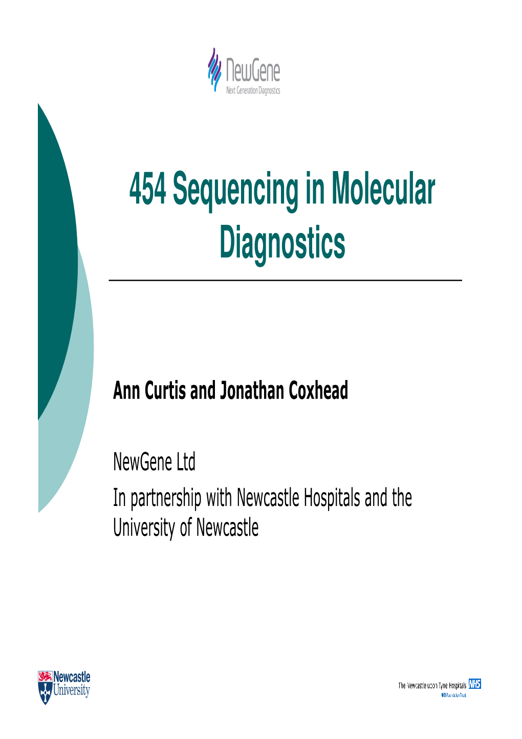454 Sequencing in Molecular Diagnostics