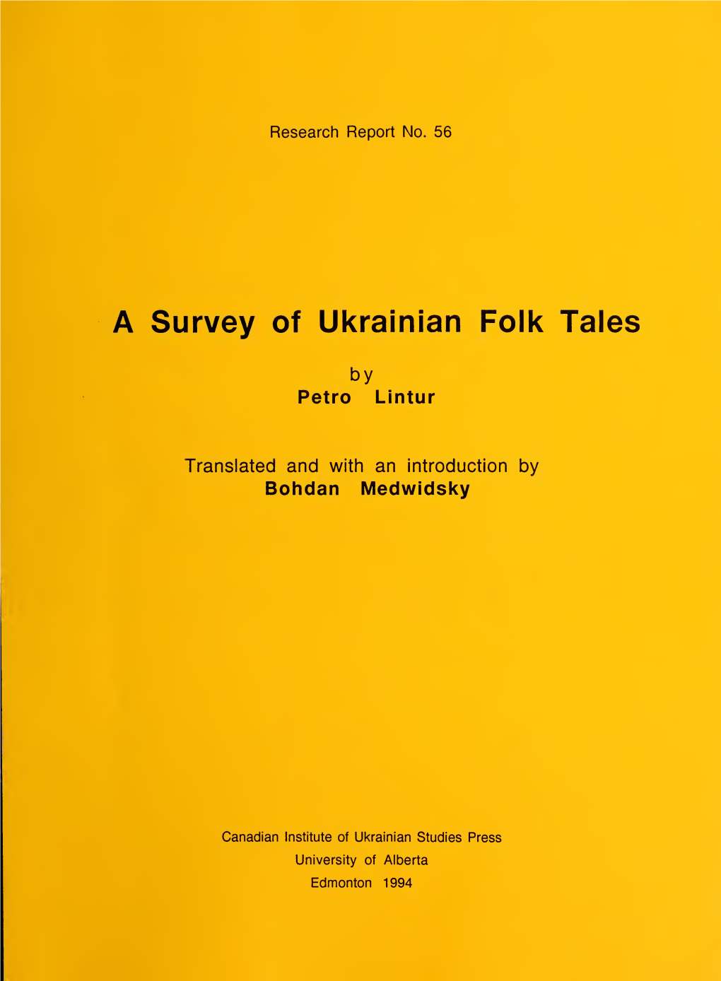 A Survey of Ukrainian Folk Tales