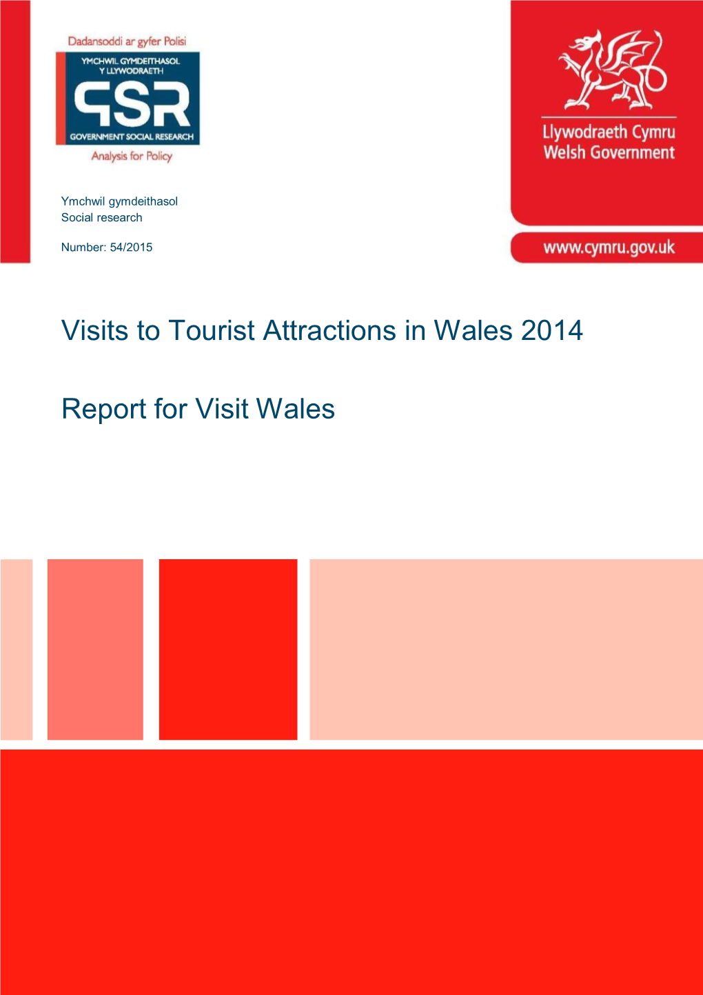 Visits to Tourist Attractions in Wales 2014