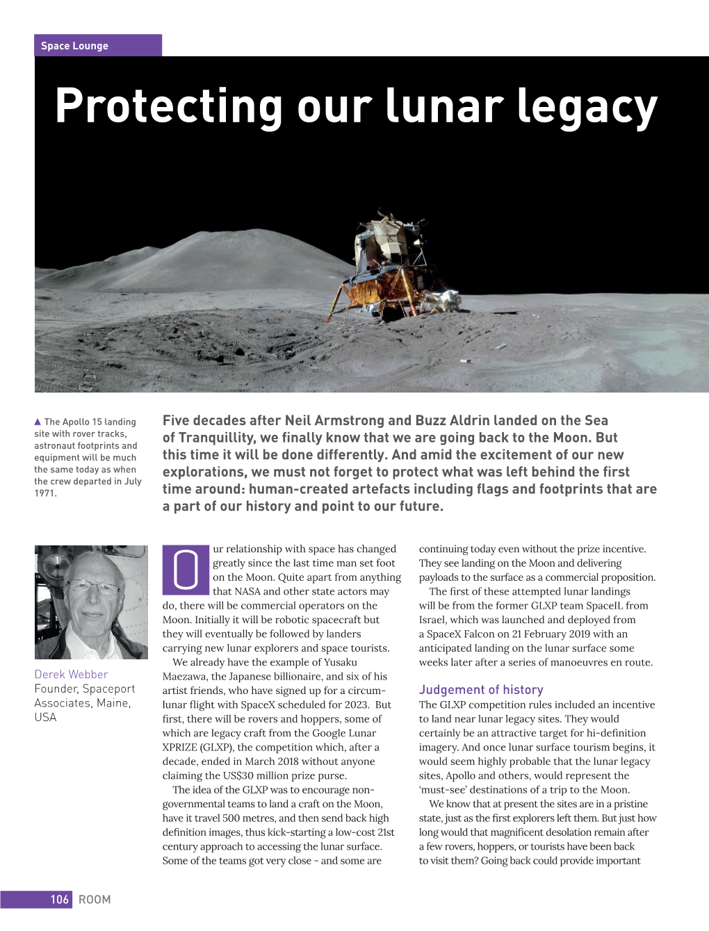 Protecting Our Lunar Legacy