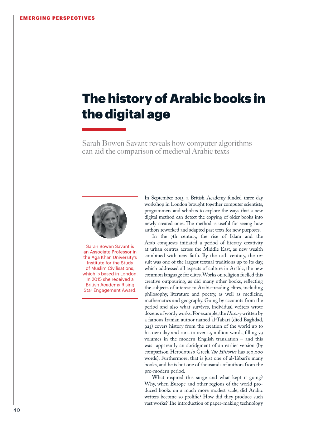 The History of Arabic Books in the Digital Age