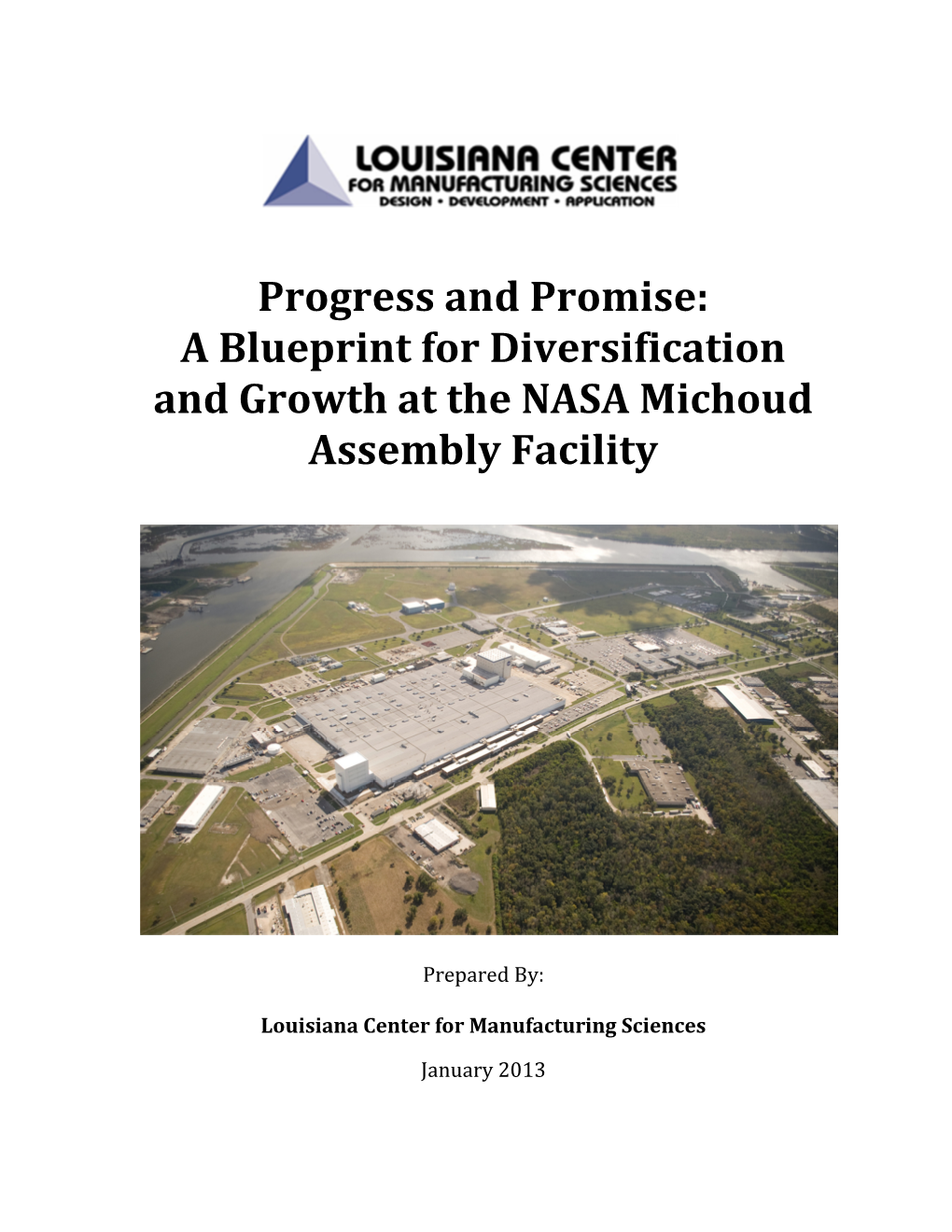 A Blueprint for Diversification and Growth at the NASA Michoud Assembly Facility