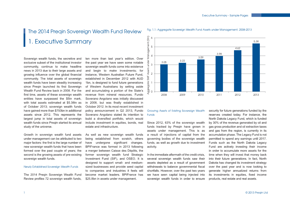 1. Executive Summary 5.38 5 4.62